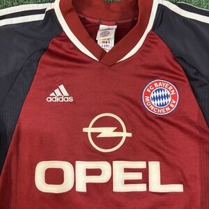 Bayern Munich Home Football Shirt 2001-2002 Jersey Adidas size Men's Small